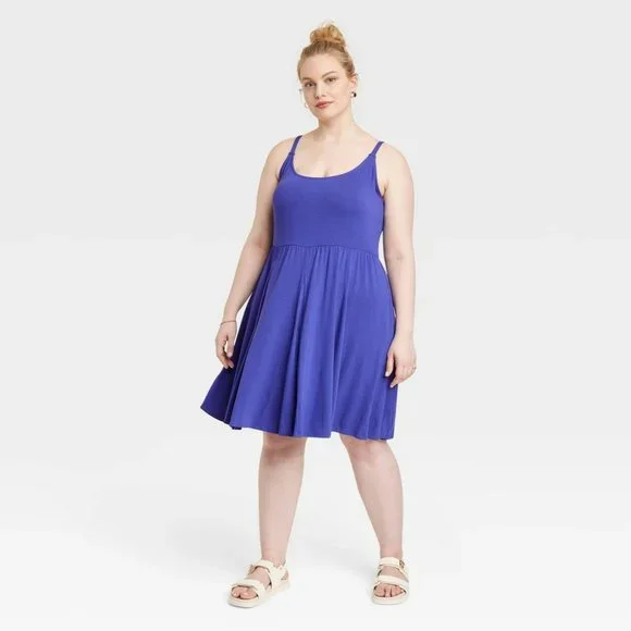 Ava & Viv | Dresses | X Womens Flared Midi Skater Dress Ava Viv Blue 4x | Poshmark Ava & Viv | Dresses | X Womens Flared Midi Skater Dress Ava Viv Blue 4x | Poshmark